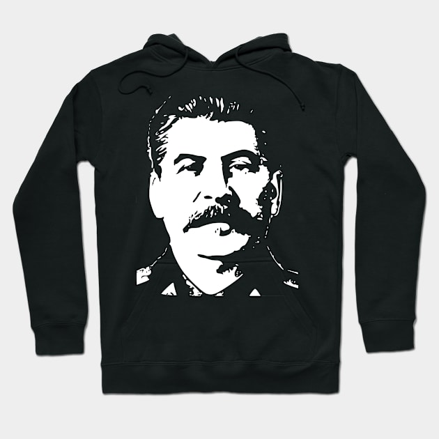 Josef Stalin Minimalistic Pop Art Hoodie by Nerd_art